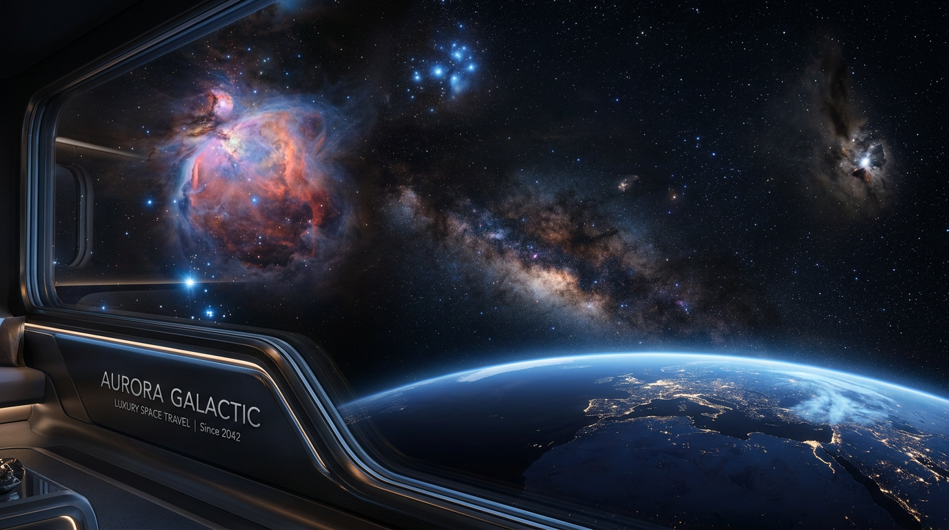 Space cinematic background